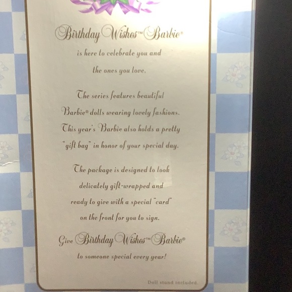 Barbie Collector Edition Birthday Wishes - Picture 2 of 2